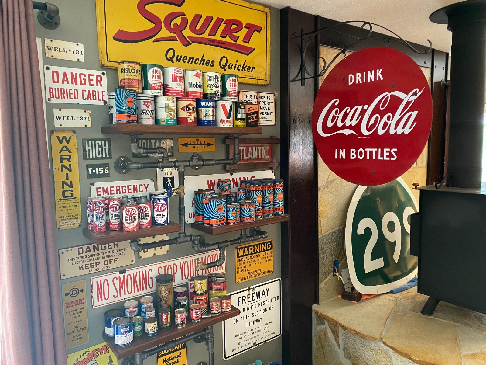 VINTAGE FILMOIL 1QUART MOTOR OIL CAN CATO OIL AND GREASE OK SUPER