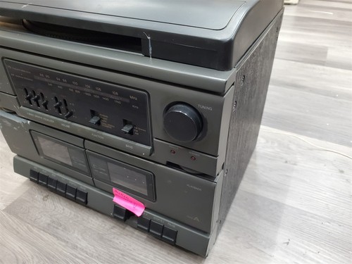 ⭐️⭐️⭐️⭐️⭐️ **READ** GPX Stereo AM/FM Radio Dual Cassette Tape Player No Speakers - Picture 4 of 9
