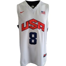 Nike Team USA Deron Williams NO 8 Basketball Jersey Sz L