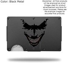 Custom Laser Engraved Wallet - BATMAN WHO LAUGHS - GREAT GIFT WALLET