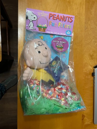 CANASTA DE PASCUA DE RELLENO DIVERTIDA Charlie Brown PEANUTS - Imagen 4 de 4