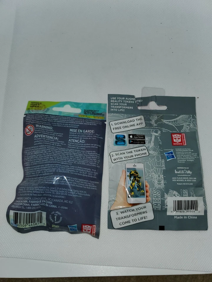 Transformers Tiny Titans Series 6 Blind Bags Hasbro and tokens bag Lot Of 2 - Image 4 of 4