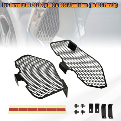 For Corvette C8 2020-2024 Side Intake Gitter Grille Insert Intake Guard Covers