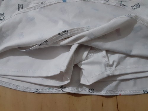 Lucky In Love Splendid White Multicolor Gummy BEAR Accents Tennis Skirt Size S - Picture 5 of 7