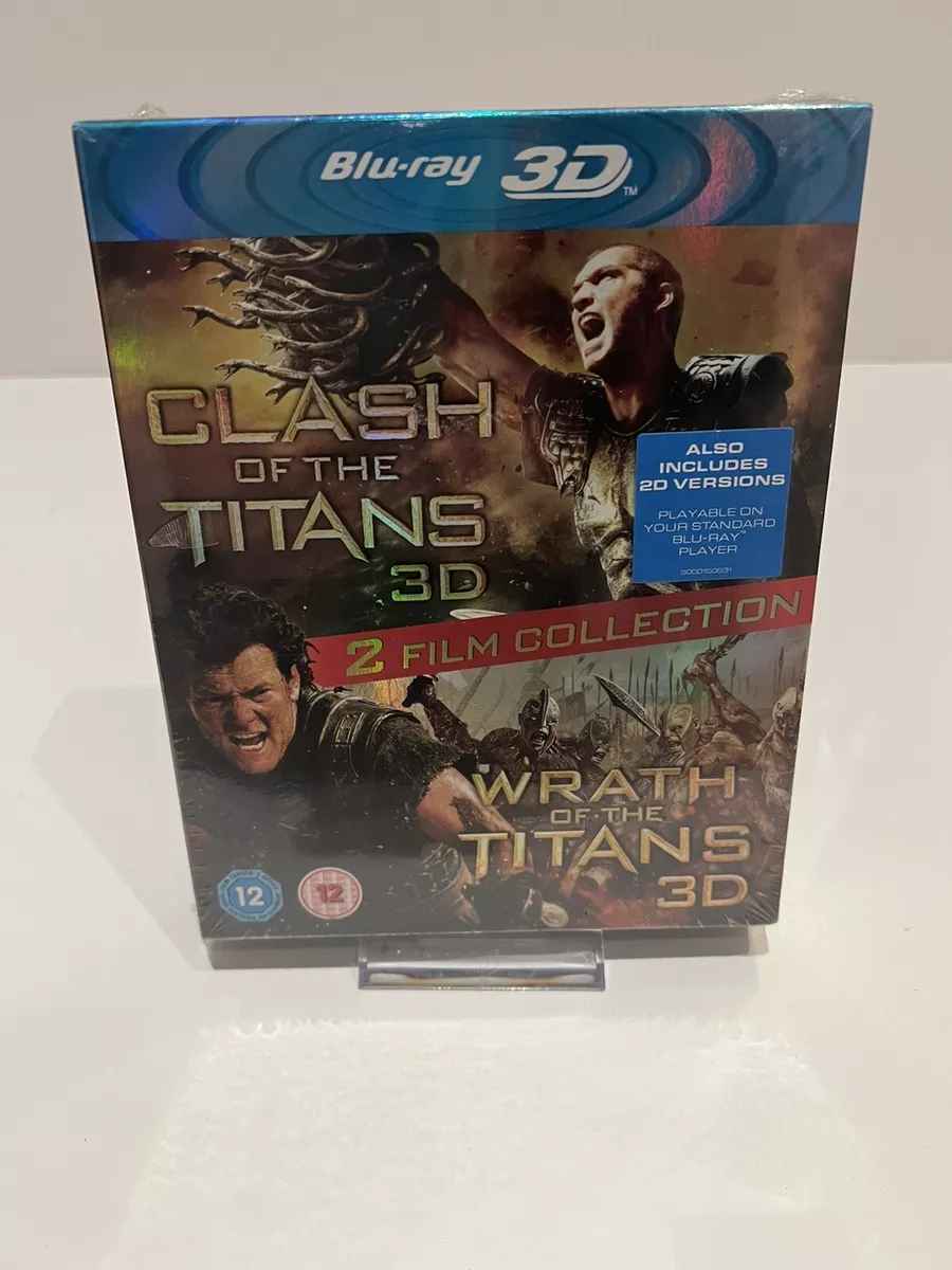 Clash of the Titans 3D AND Wrath of the Titans 3D TWO PACK 3D BLU RAY