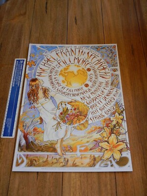 2005 MICHAEL FRANTI & SPEARHEAD FILLMORE CONCERT POSTER  F735, JOSH HUNTER ART
