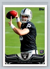 Tyler Wilson 2013 Topps #332a Oakland Raiders RC Rookie 1P