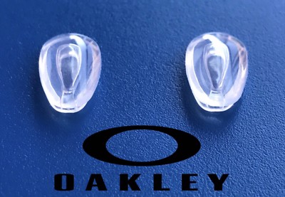 2x Oakley Replacement AirTech Nose Pads Tinfoil Feedback EVR Daisy Chain GIVEN