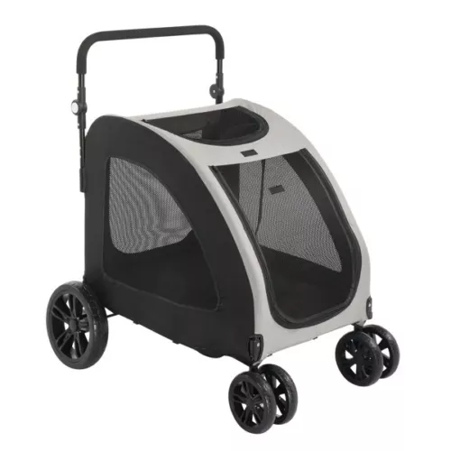 Dog Stroller for Medium To Large Dogs, Foldable Dog Wagon with 4 Wheels - Bild 14 von 19