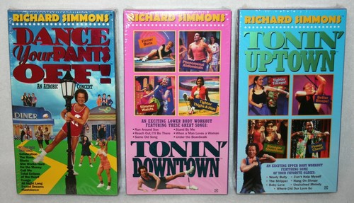 RICHARD SIMMONS Dance Your Pants Off TONIN Uptown & Downtown VHS Sealed Fitness - Imagen 1 de 2