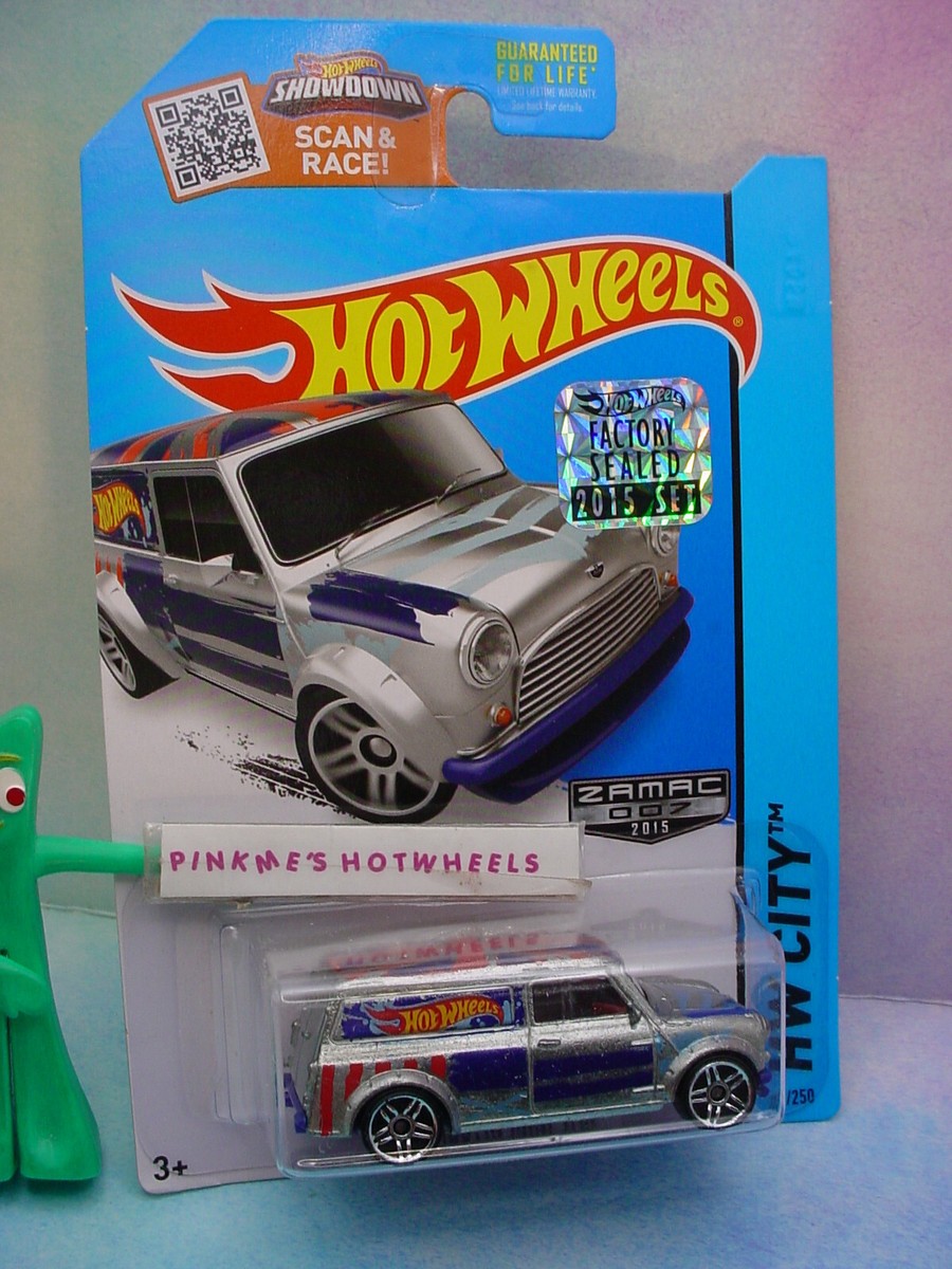 2015 Hot Wheels '67 AUSTIN MINI VAN #27∞zamac;blue;Union Jack
