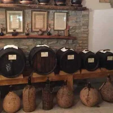 TRADITIONAL BALSAMIC VINEGAR OF MODENA 1 LITRE AGED 100 YEARS;BIG OLD ARTISANAL.
