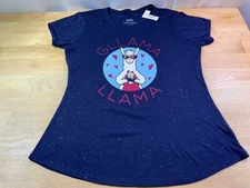 New Junior’s Justice Tee with Llama holding 🧋Latte says Gllama Llama Sz 18/20*