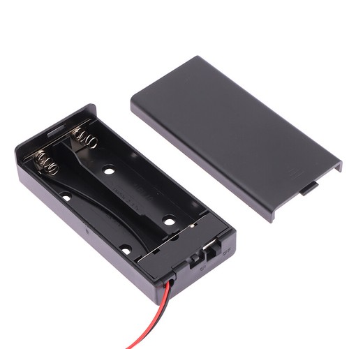 2Slot AA Battery Case 3.7V AA Battery Holder AA Battery Storage Case With Switch - Zdjęcie 2 z 9
