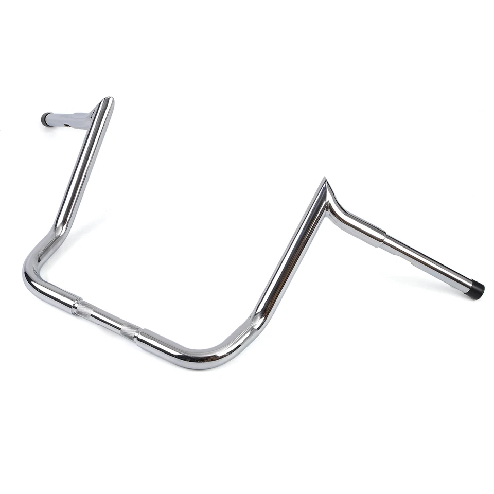 14" Rise Meathook Ape Hanger Handlebar For Harley Touring Street Electra Glide Foto 4 de 4