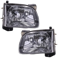 Headlight Assembly Set Compatible With 2001-2004 Toyota Tacoma Wbulb Capa