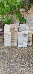 Antique Salento wooden washbasins, antique wooden washboards South Italy