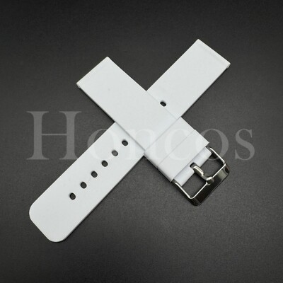 Quick Release White Rubber Watch Band Strap 22 24 MM Fits for Panerai Luminor US