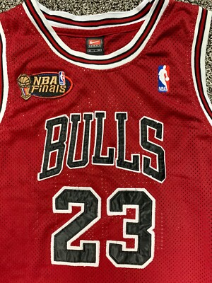 Bulls Jordan 23 NBA Finals ユニフォーム Michael Jordan #23 Chicago Bulls 1998 NBA Finals Authentic