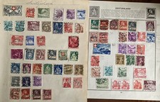 SALE Switzerland 68 Old Used stamps From 1882/1948 On Two Pages (lot RZ574)