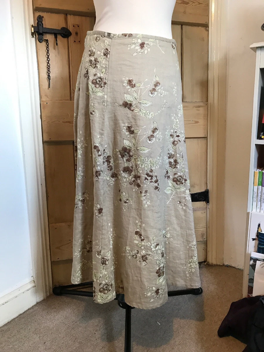 Next linen cheap skirt ebay