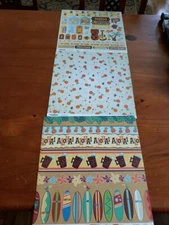 Creative Imaginations Retro Tropical 12 x 12 Cardstock & Stickers Lot Of 6 New