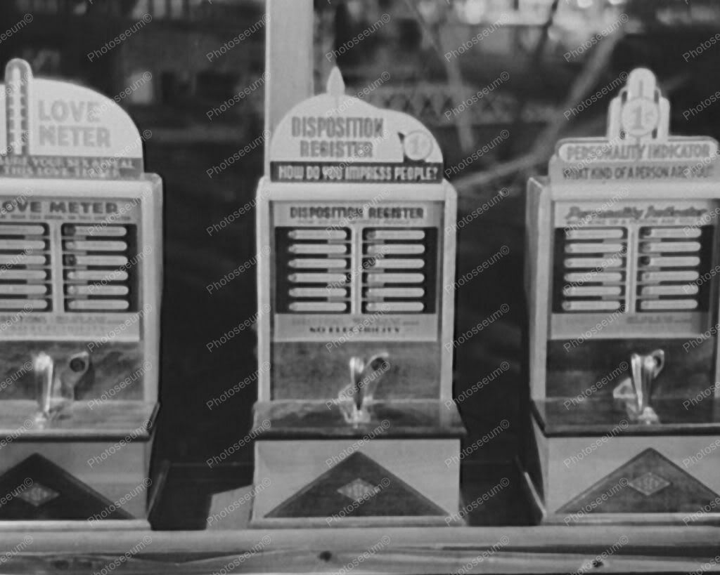 Antique 1900s Penny Arcade Machines 8