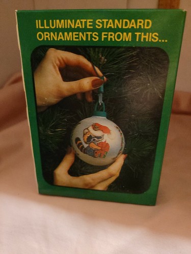 COLLECTIBLE CHRISTMAS-AGLOW ILLUMINABLE ORNAMENT CREATIVE TECHNOLOGY NEW N BOX - Picture 2 of 6