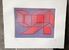 Achille Perilli - Acquaforte del 1980 - Edizione 50 - Firmata