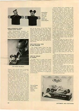 1949 PAPER AD Article Doepke Model Store Display Road Scraper Grader