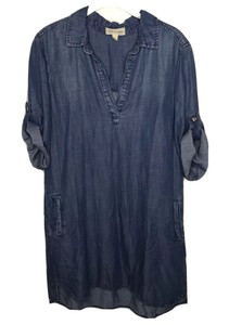 cloth and stone black shirt dress