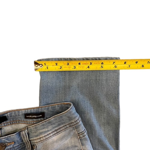 Nine West Taylor Damen-Caprijeans mit Bündchen helle Waschung Denim, Größe 4 - Bild 14 von 19