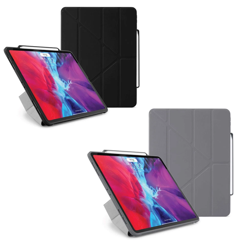 Pipetto Apple iPad Pro 12.9" 3rd, 4th, 5th & 6th Gen TPU Folio Pencil Case Cover