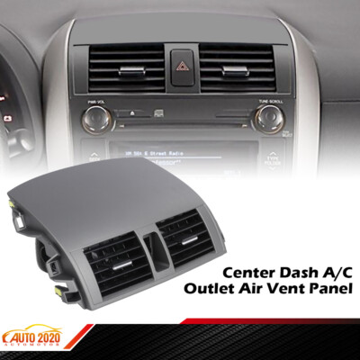 Dash Center A/C Air Vent Upper Bezel Trim Fit For Toyota Corolla 2008 2009-2013