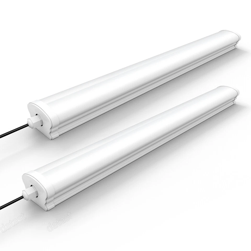 60/120/150 cm LED wet room light tube fixture workshop lamp basement new - Image 2 of 4