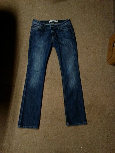 ZARA Women Premium Collection Aged Denim Jeans 10 | eBay