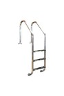 altone Pool Leiter Edelstahl weitholm 3 Stufen Schwimmbadleiter bis 120 cm