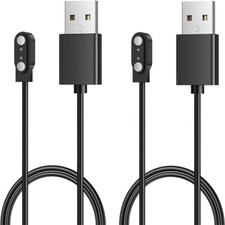 2-pin Magnetic Cable USB Charger Cable Suitable Smartwatch Universal Use
