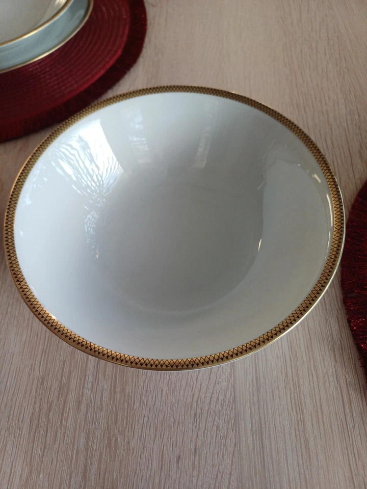 Elegantes Hutschenreuther Arzberg Geschirrset, 32-teilig, 50er/60er Jahre, Goldr - Bild 4 von 4