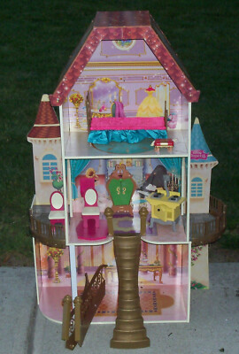KidKraft BEAUTY BEAST DISNEY PRINCESS BELLE Furniture Wooden Doll House 