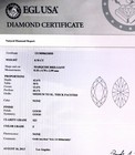 New EGL SI3 F certified 14k yellow gold 1.41ct diamond basket stud earrings rare — photo 10