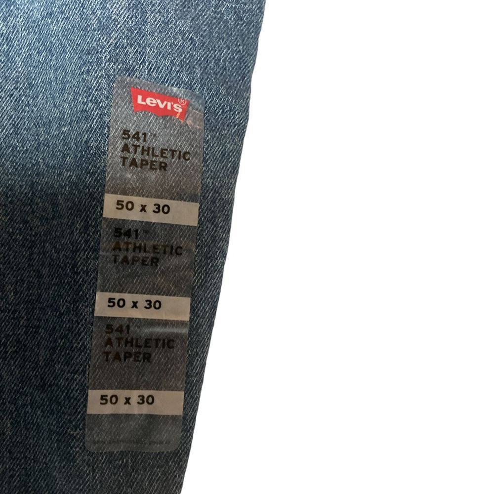 Levi's Men's 541 Athletic Taper All Seasons Jeans Size 50x30 (Big & Tall) Blue thumbnail 4