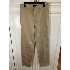 Lands' End Boys Khaki Pants Size 20 Adjustable Waist NWT School Uniform