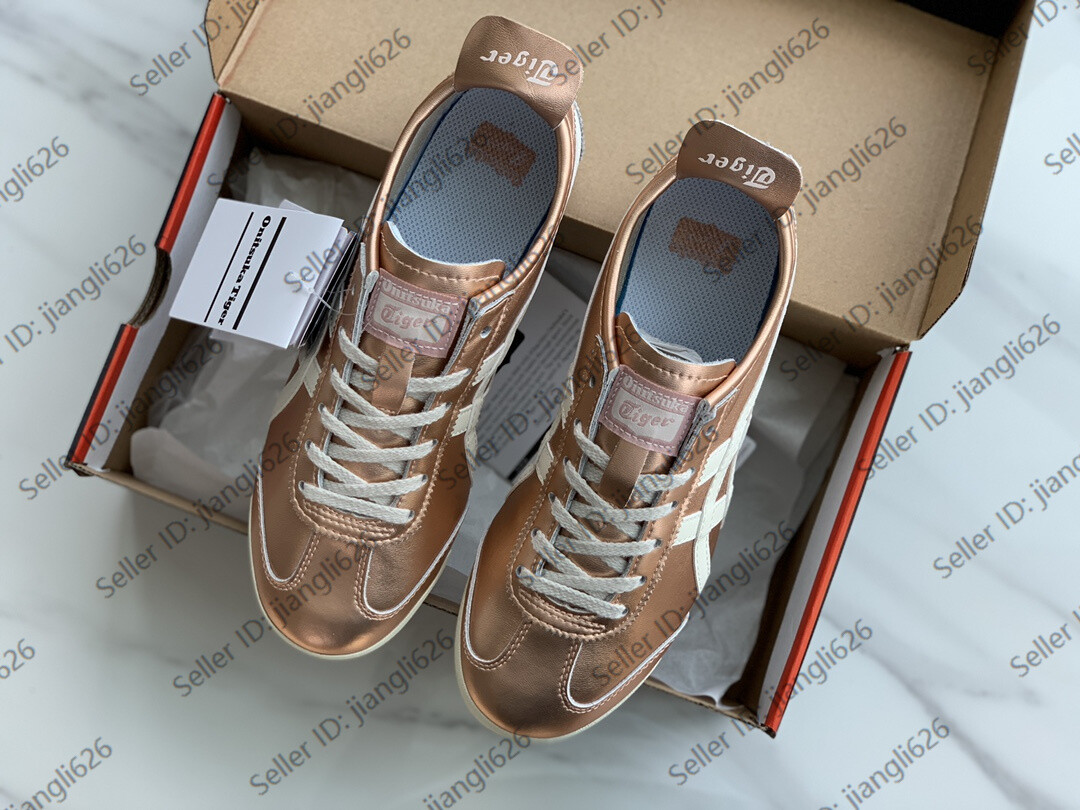 新品未使用Onitsuka Tiger MEXICO 66 ROSE GOLD Onitsuka tiger Mexico 66 SD WHITE/ROSE GOLD new for UNISEX