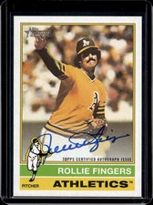 2018 Topps Heritage Rollie Fingers Real One Auto Oakland Athletics ROA-RF