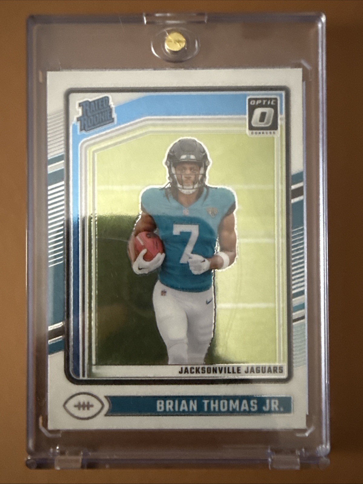 2024 Panini Donruss Optic - Rated Rookie Brian Thomas Jr. #214 Holo Prizm (RC)