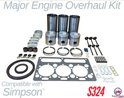 #ad IN FRAME TAFE 35 DI TRACTOR WITH SIMPSON S324 ENGINE OVERHAUL KIT $499.99