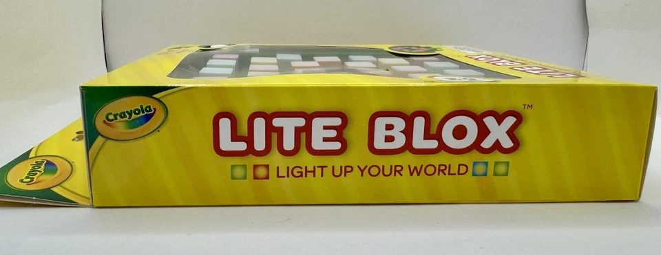 NEW! Crayola LITE BLOX Light Up Your World 24pcs LEDs light Power Board 5+ - Image 4 of 4