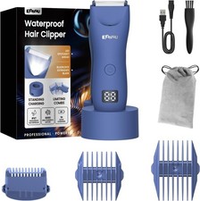 Manscape Groin Hair Trimmer for Men's Electric Ball Trimmer Wet/Dry Body Shaver