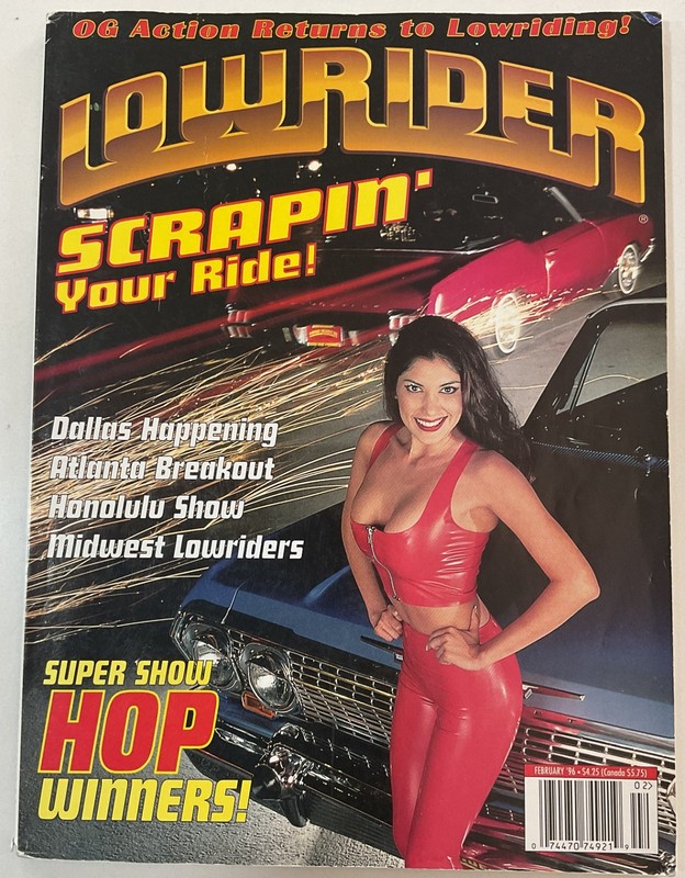 Lowrider magazine February 1996